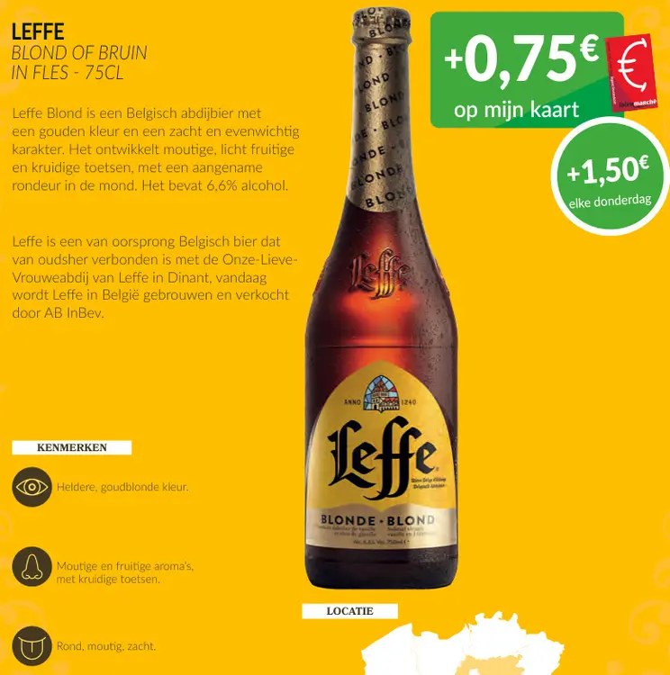 Promotie: Blond of bruin in fles