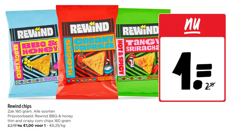 Aanbieding: Rewind chips