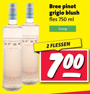 Aanbieding: Bree pinot grigio blush