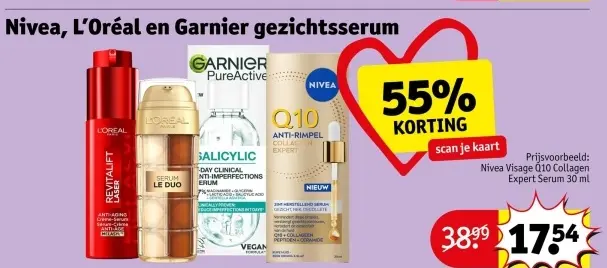 Aanbieding: Nivea Visage Q10 Collagen Expert Serum