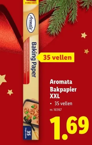 Promotie: Aromata Bakpapier XXL