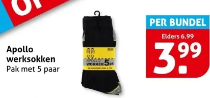 Aanbieding: Apollo werksokken