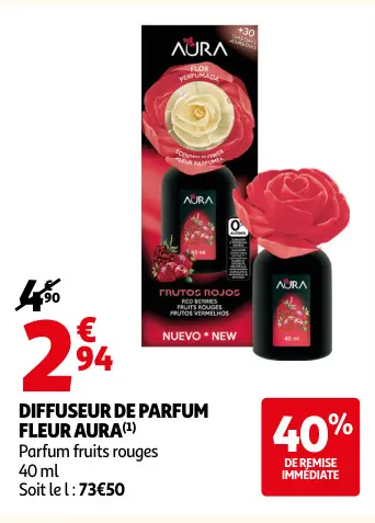 Offre: Diffuseur de parfum fleur