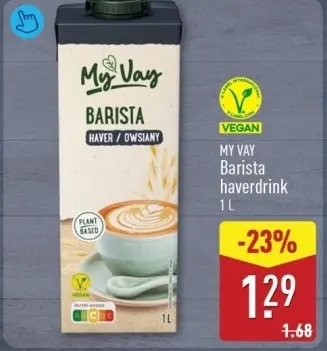 Aanbieding: Barista haverdrink