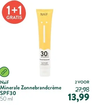 Aanbieding: Naïf Minerale Zonnebrandcrème