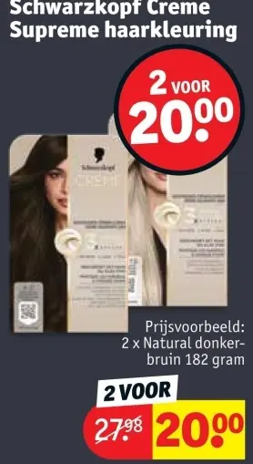 Promotie: Creme Supreme haarkleuring