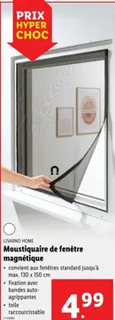 Offre: Moustiquaire de fenêtre magnétique
