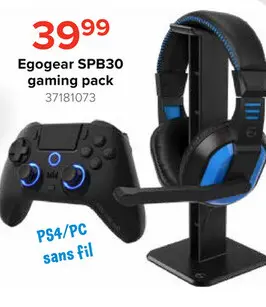 Offre: Egogear SPB30 gaming pack
