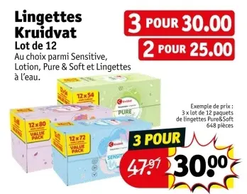 Offre: Lingettes