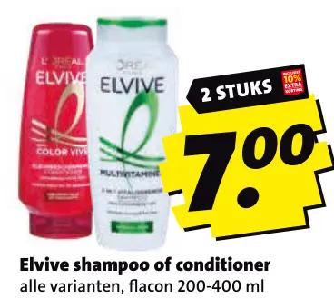 Aanbieding: Elvive shampoo of conditioner