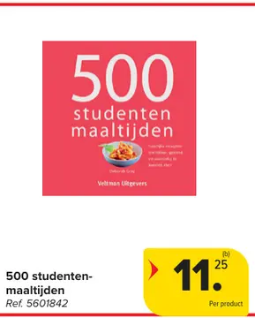 Aanbieding: 500 studentenmaaltijden