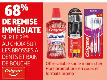 Promotie: Brosses à dents et bain de bouche