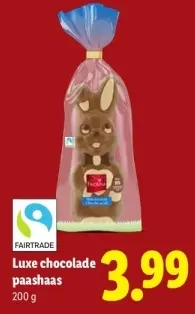 Aanbieding: Luxe chocolade paashaas