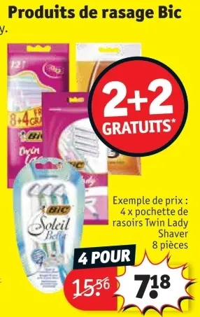 Offre: Produits de rasage