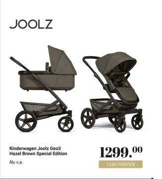 Aanbieding: Kinderwagen Joolz Geo3 Hazel Brown Special Ed