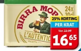 Aanbieding: Birra Moretti krat