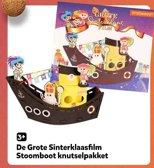 Aanbieding: De Grote Sinterklaasfilm Stoomboot knutselpak