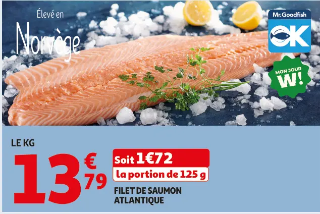 Offre: Filet de saumon atlantique