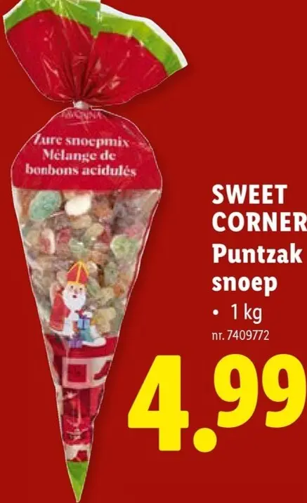 Promotie: Puntzak snoep