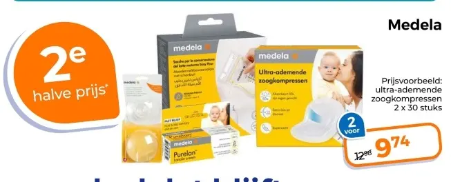 Aanbieding: Ultra-ademende zoogkompressen
