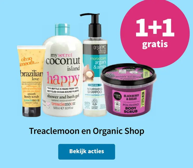 Promotie: Treaclemoon en Organic Shop