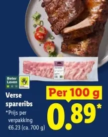 Aanbieding: Verse spareribs