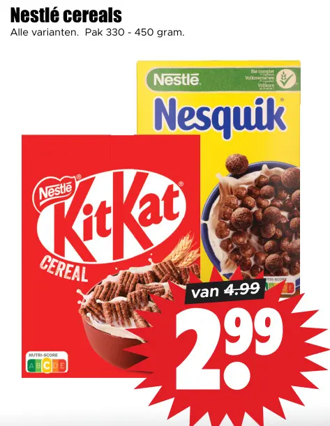 Aanbieding: Cereals