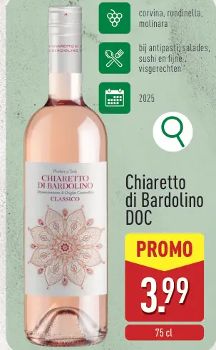 Promotie: Chiaretto di Bardolino DOC