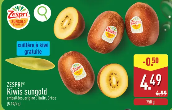 Offre: Kiwis sungold