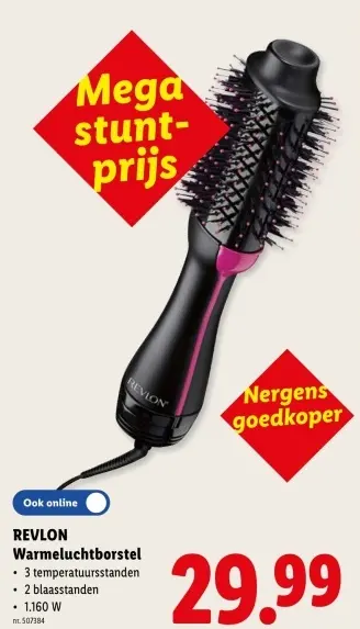 Promotie: Warmeluchtborstel