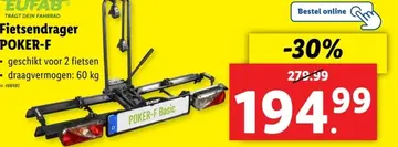 Aanbieding: Fietsendrager POKER-F