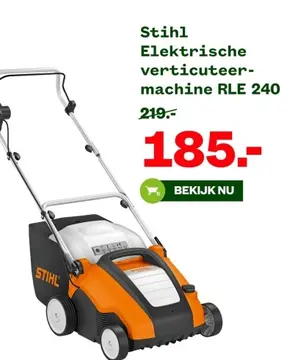 Aanbieding: Stihl Elektrische verticuteer-machine RLE 240