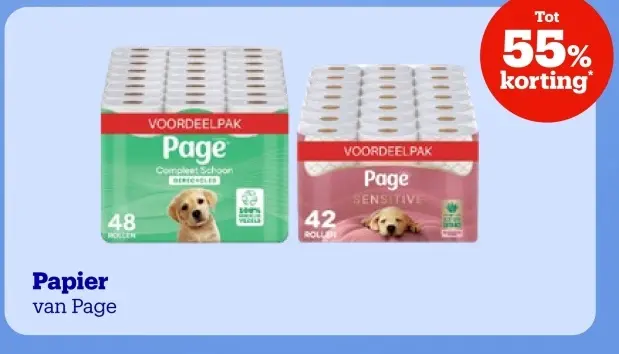 Aanbieding: Page toilet paper