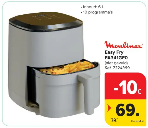 Promotie: Easy Fry FA341GF0