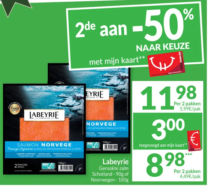 Aanbieding: Gerookte zalm