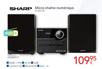 Offre: Micro-chaîne numérique XL-B517D