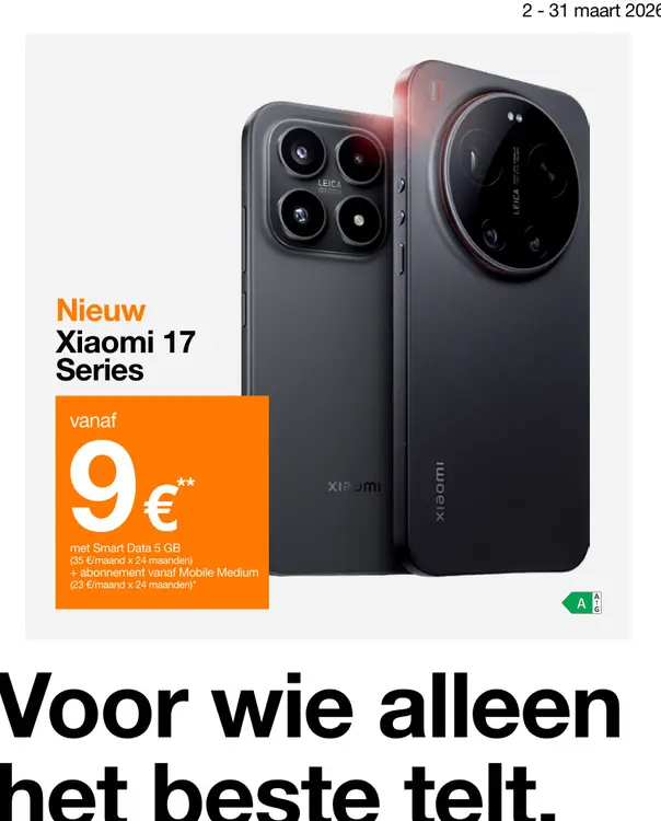 Promotie: Xiaomi 17 Series
