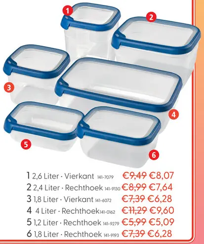Aanbieding: Curver Grand Chef Vershoudbak 2,6L Vierkant