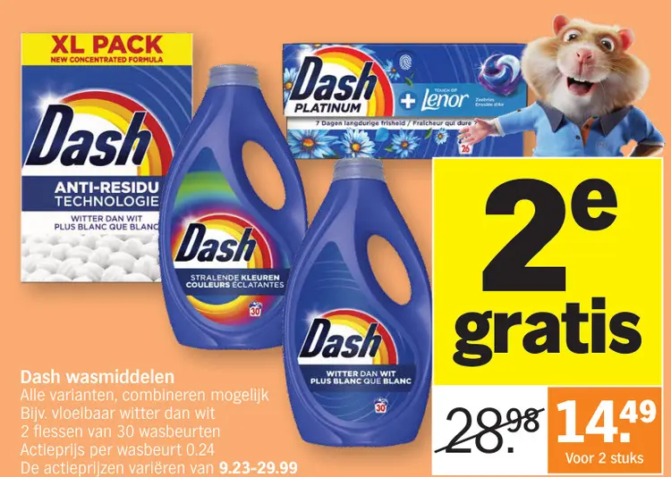 Promotie: Wasmiddelen