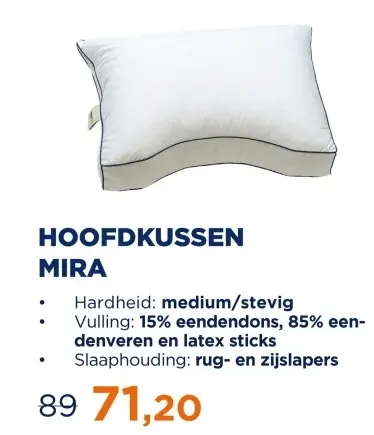 Aanbieding: Hoofdkussen mira