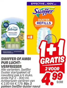 Aanbieding: SWIFFER OF AMBI PUR LUCHT-VERFRISSER