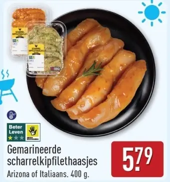 Aanbieding: Gemarineerde scharrelkipfilethaasjes