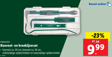 Aanbieding: Koevoet- en breekijzerset