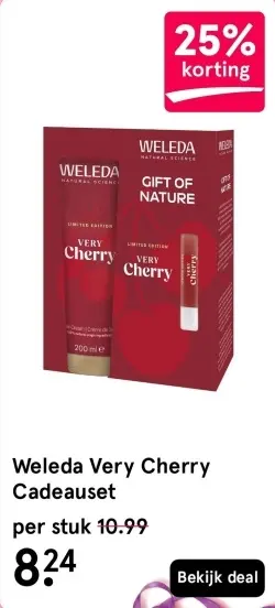 Aanbieding: Weleda Very Cherry Cadeauset