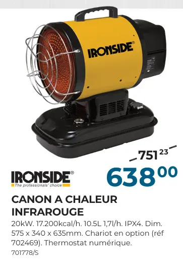 Offre: Canon a chaleur infrarouge