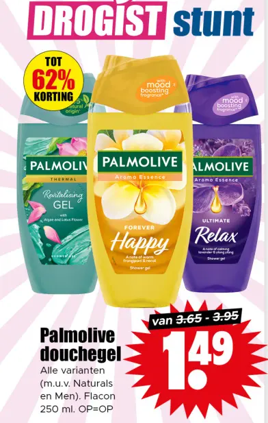 Aanbieding: Palmolive douchegel