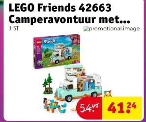 Aanbieding: LEGO Friends 42663 Camperavontuur met Vrienden