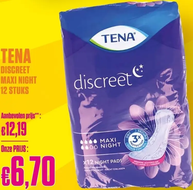 Promotie: Discreet Maxi Night
