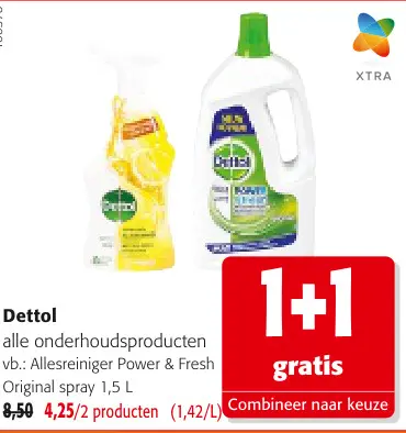 Promotie: Dettol alle onderhoudsproducten