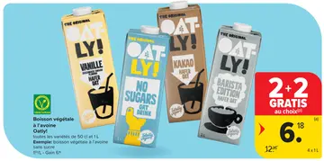 Offre: Boisson végétale à l'avoine